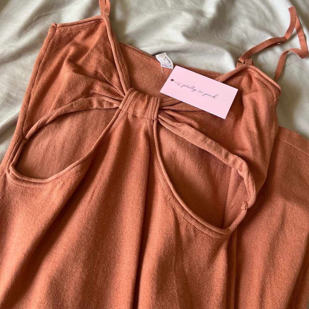 Cut-out midi dress
